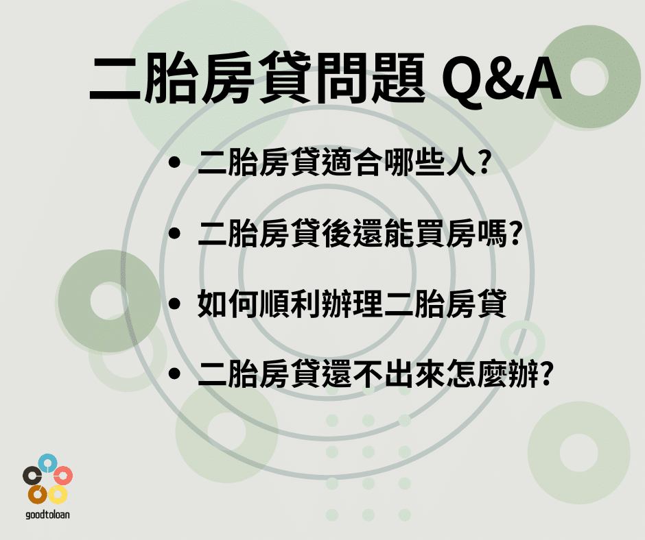 二胎房貸問題Q&A