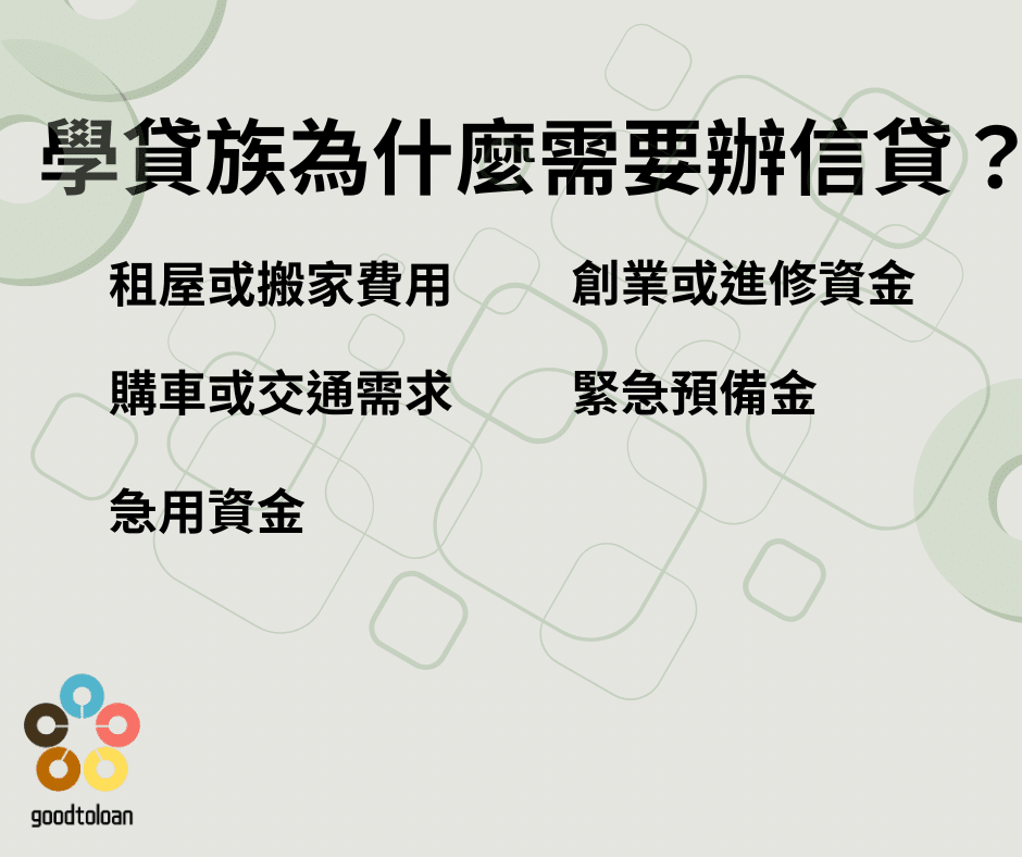 學貸族為什麼需要辦信貸
